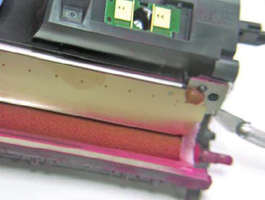 Инструкция по заправке картриджа HP Color LaserJet 2550 - №19 Как заправить HP 2550
