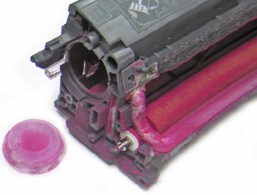 Инструкция по заправке картриджа HP Color LaserJet 2550 - №24 Как заправить HP 2550