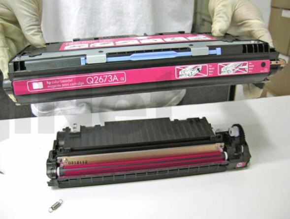 Инструкция по заправке картриджа HP Color LaserJet 3500 - №7 Как заправить HP 3500