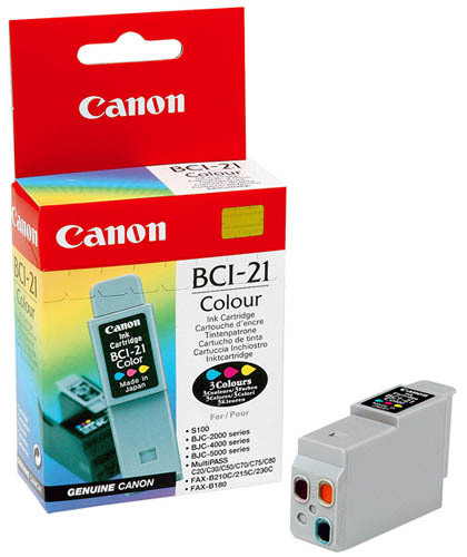 Инструкция по заправке картриджа Canon Bci-21 Color - Как заправить картридж Canon Bci-21 Color