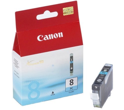 Инструкция по заправке картриджа Canon CLI-8PC фото голубой водный
