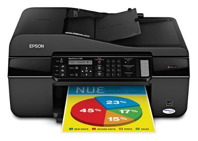 Новый струйный принтер Epson WorkForce 310 4-в-1